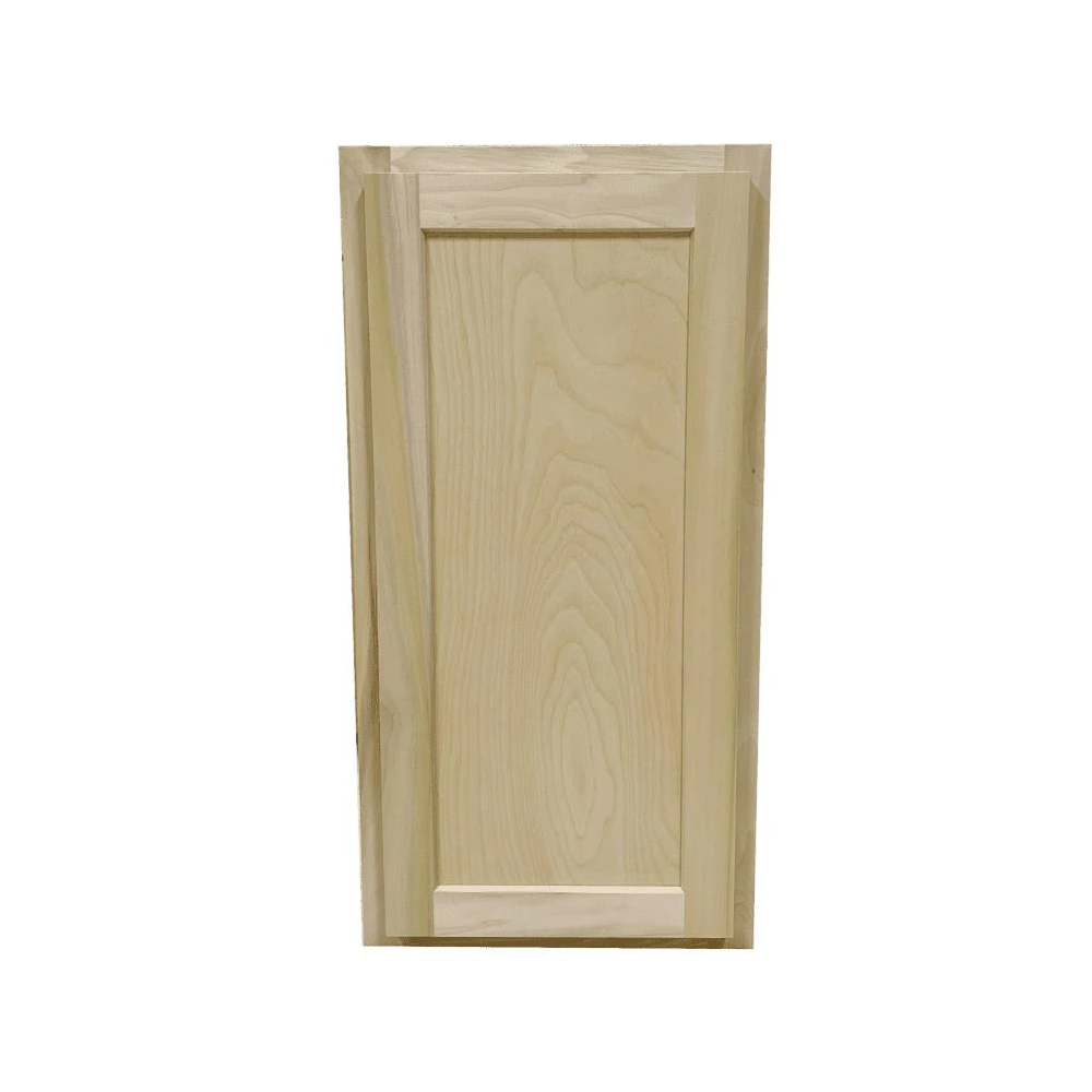 Kitchen Wall Cabinet | Unfinished Poplar | Shaker Style | 18x30x12 in.